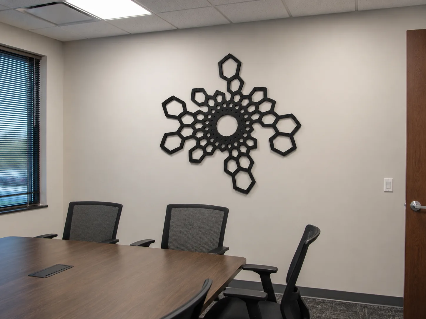 Boardroom · Mandala · Zwart vilt